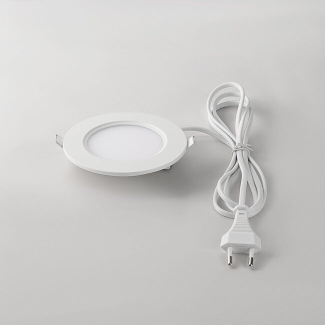 Round LED downlight 6W with adjustable colour temperature - diameter 120 mm