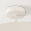 Wabi Sabi ceiling lamp Kawa in white stone effect