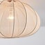 Ceiling lamp Ecruva with light beige fabric shade