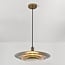 Alfyn Pendant Light with Layered Shades - Khaki Green