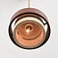 4-light pendant light Travé in travertine (natural stone) and wood