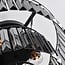 Royce 3-light ceiling light - black with smoked glass