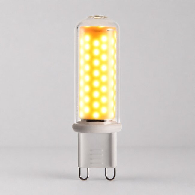 Dimmable G9 LED spotlight, clear glass, 2700K, 2.2W