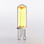 Dimmable G9 LED spotlight, clear glass, 2700K, 4.2W