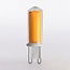 Dimmable G9 LED spotlight, clear glass, 2700K, 4.2W