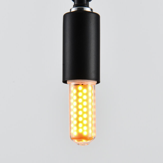 Dimmable G9 LED spotlight, 4.2W, clear glass, 2000K