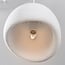 Ishi compact 3-light pendant light - white stone effect