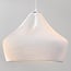 Kaze 3-light pendant light - white stone effect