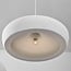 Kaze 3-light pendant light - white stone effect