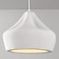 Mizu 3-light pendant light - white stone effect