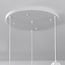 Mizu 3-light pendant light - white stone effect