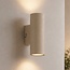 Brunio up & down wall light - sand beige
