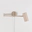 Wall lamp Brino with adjustable arm in sand beige
