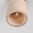 ceiling light Amara - travertine (natural stone) and wood