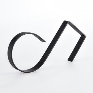 Set of 5 black hanging clips for festoon cables and light strings