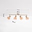 4-light adjustable ceiling lamp Dari with amber glass in beige