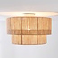 Fika Ceiling Light with Braided Hemp Shade