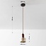 Lito Pendant Light with Terrazzo Effect and Wood