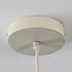 Pendant light Tina with layered fabric shade