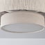 Ceiling light Tango with layered fabric shade