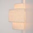 Wall light Tanja with layered fabric shade
