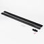 1.5 metre 1-phase track system set with Jolie spotlights, black