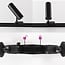 1.5 metre 1-phase track system set with Jazz spotlights, black