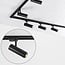 1-phase track system set of 3 metres with Jazz spotlights, black