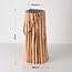 Solar table lamp Carola in wood with handle - Dimmable