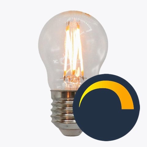 Dim-to-warm bulbs (E27)