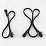 Complete festoon light set with LED bulbs in 5 colours