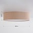 Paulina ceiling light with ribbed velvet shade – taupe