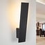 Dimmable wall lamp Leila, matte-black