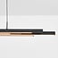 3-step dimmable LED pendant light Liana - black
