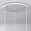 Ishi 3-light pendant light - white stone effect