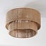 ceiling light Fika - braided hemp rope