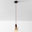 pendant light Lito with terrazzo effect and wood