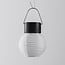 Solar lantern Soleni – solar-powered pendant lamp with white nylon