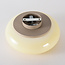 Ceiling light Rosalie with beige glass