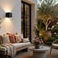 Rechargeable outdoor wall light Pila with sensor - black integrated LED