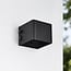 Rechargeable outdoor wall light Pila with sensor - black integrated LED
