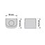 Astro outdoor wall lamp with dusk to dawn sensor and power sockets - integrated LED