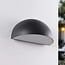 2-light outdoor wall light Azzo black
