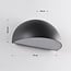 2-light outdoor wall light Azzo black