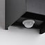 Modern outdoor wall light Daniel black with motion and day/night sensor