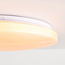 3-step dimmable LED ceiling light Corinda with marble effect - white