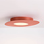 Ceiling light Malina in terracotta red with organic shape