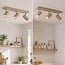 Ceiling spotlight Tivo with 3 adjustable spotlights in sand beige