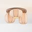 Florina ceiling light with 3 beige linnen kappen - taupe