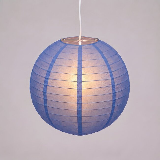 Dark blue nylon outdoor lantern